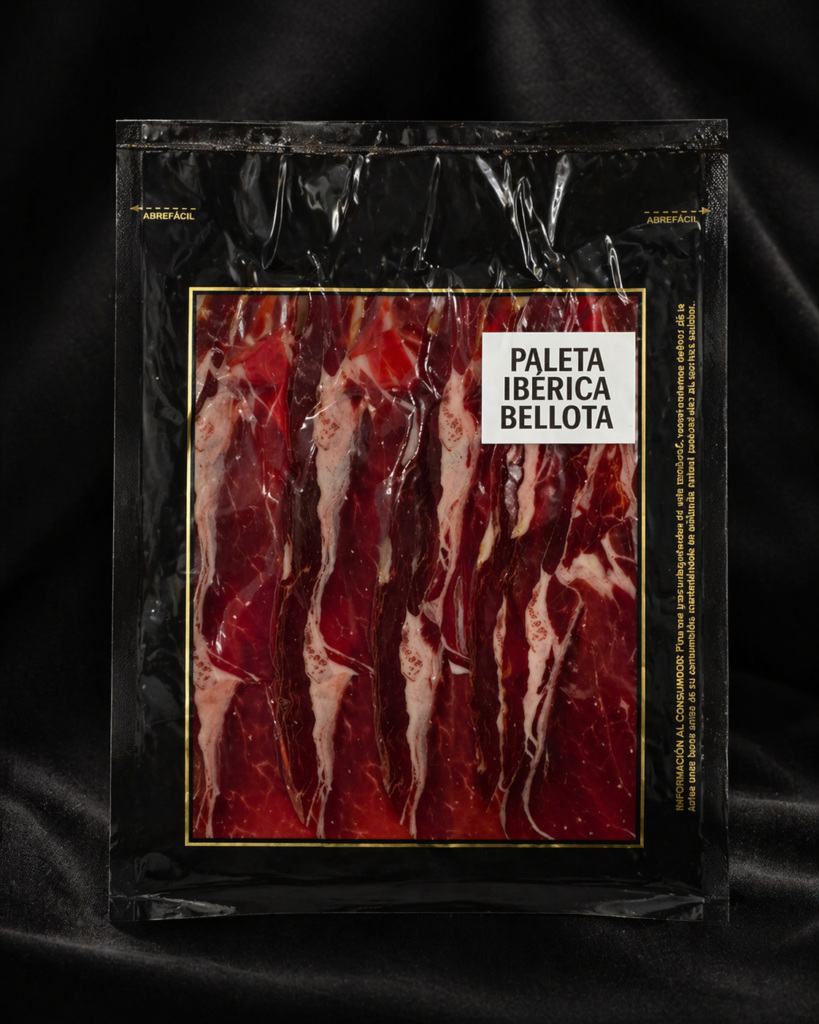 paleta jamon cortada